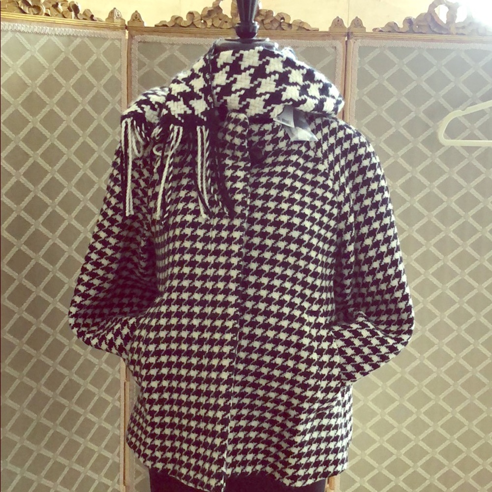 NWT Banana Republic houndstooth jacket